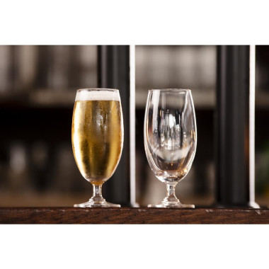 Verres à bière à pied 420ml (lot de 6) - Olympia