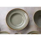 Assiettes À Pâtes Kiln Couleur Mousse 250mm (Lot de 4) - Olympia
