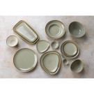Assiettes À Pâtes Kiln Couleur Mousse 250mm (Lot de 4) - Olympia