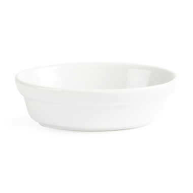 Plats À Gratin Ovales Blancs 145 x 104mm (Lot de 6) - Olympia
