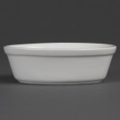 Plats À Gratin Ovales Blancs 161 x 116mm (Lot de 6) - Olympia