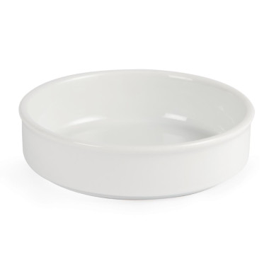 Plats Empilables En Porcelaine Blanche 134mm (Lot de 6) - Olympia