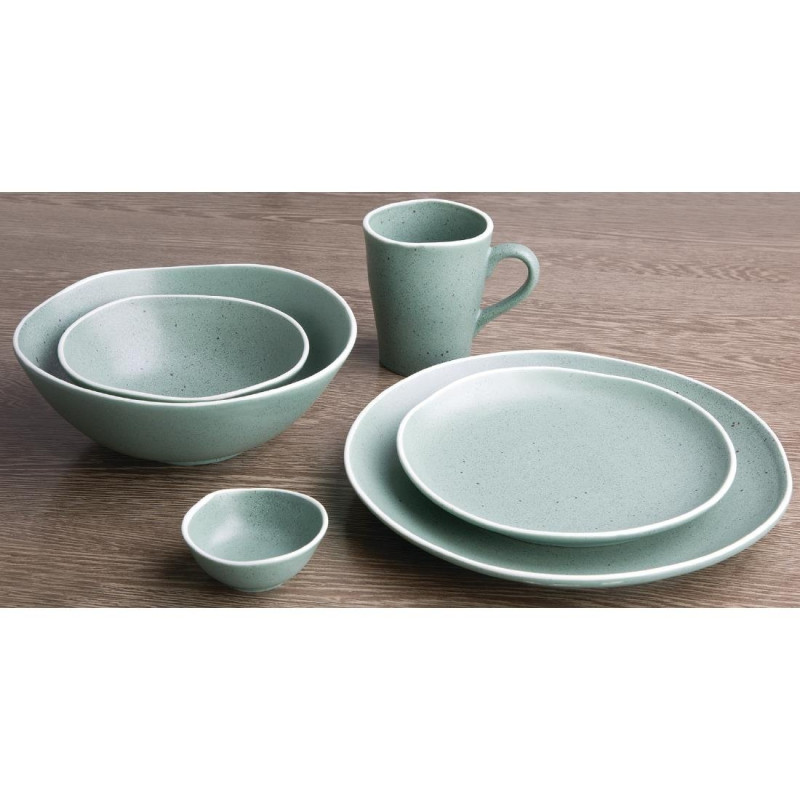 Saladiers Vert Chia 21cm (Lot de 6) - Olympia