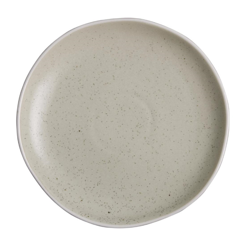 Assiettes Plates Sable Chia 20,5cm (Lot de 6) - Olympia