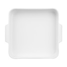 Plats à four carrés avec poignées Whiteware 260x225x50mm (lot de 2) - Olympia