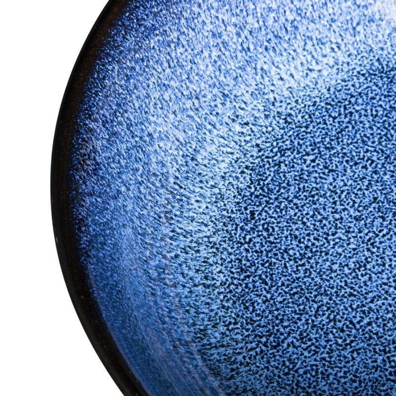 Bols plats Luna bleu nuit 210 mm (lot de 4) - Olympia
