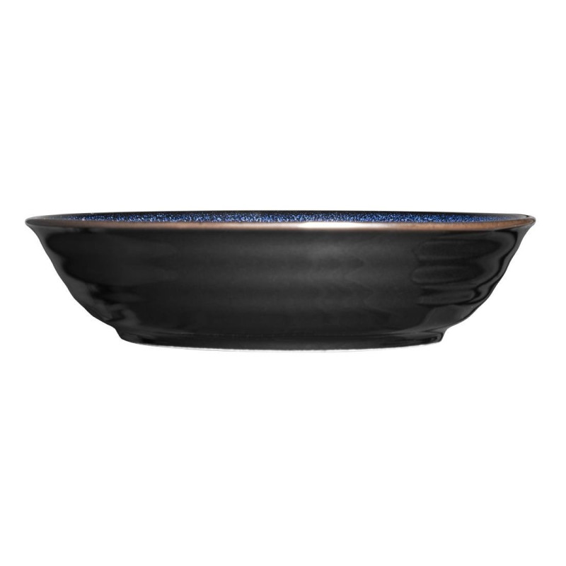 Bols plats Luna bleu nuit 210 mm (lot de 4) - Olympia