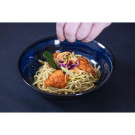 Bols plats Luna bleu nuit 210 mm (lot de 4) - Olympia