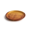 Assiettes plates terre de sienne Canvas 18 cm (Lot de 6) - Olympia