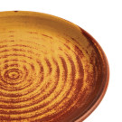 Assiettes plates terre de sienne Canvas 18 cm (Lot de 6) - Olympia