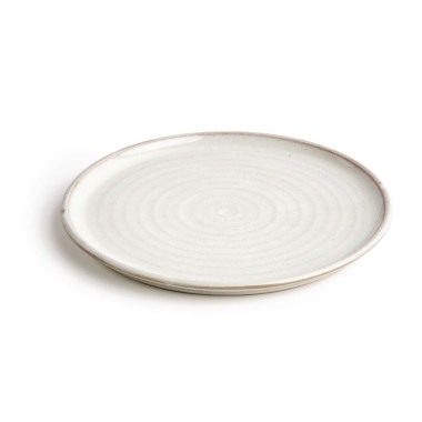 Assiettes plates blanc Murano Canvas 26,5 cm (Lot de 6) - Olympia