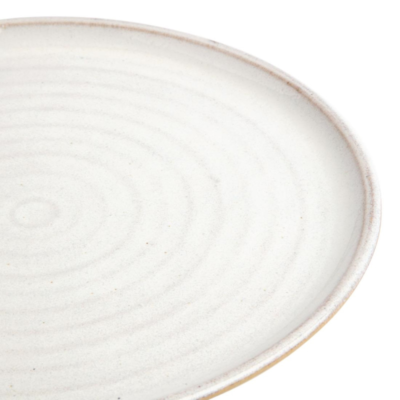 Assiettes plates blanc Murano Canvas 26,5 cm (Lot de 6) - Olympia