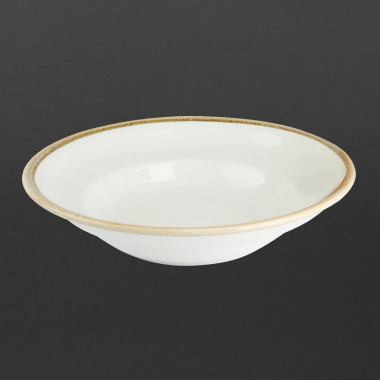 Assiettes À Pâtes Kiln Couleur Craie 250mm (Lot de 4) - Olympia