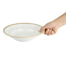 Assiettes À Pâtes Kiln Couleur Craie 250mm (Lot de 4) - Olympia