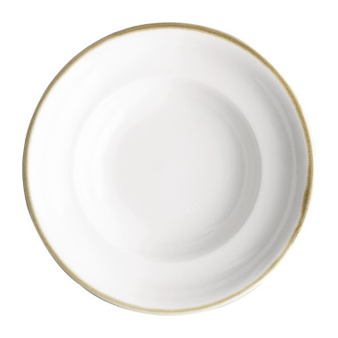 Assiettes À Pâtes Kiln Couleur Craie 250mm (Lot de 4) - Olympia
