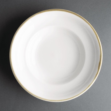 Assiettes À Pâtes Kiln Couleur Craie 250mm (Lot de 4) - Olympia