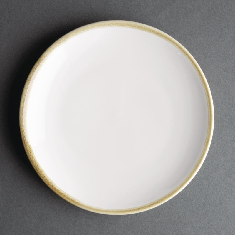 Assiettes Plates Rondes Couleur Craie Kiln 178mm (Lot de 6 ) - Olympia