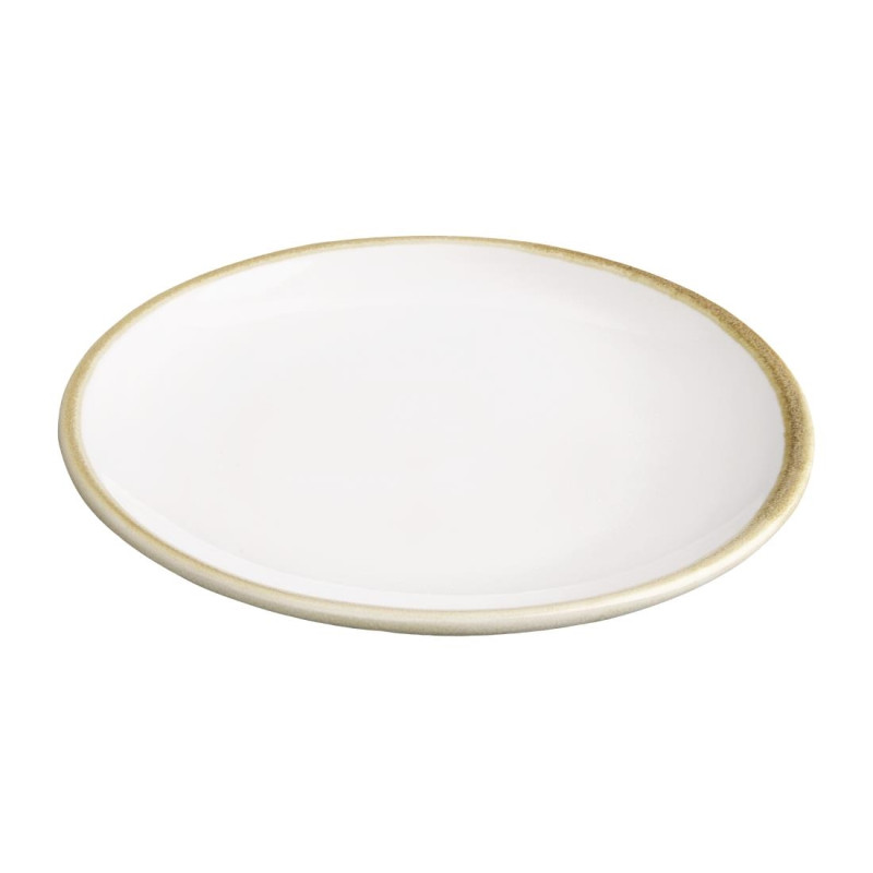 Assiettes Plates Rondes Couleur Craie Kiln 178mm (Lot de 6 ) - Olympia