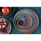 Assiettes Plates Rondes Irisées Cavolo 270mm (Lot de 4) - Olympia
