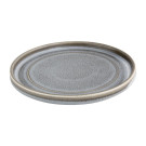 Assiettes Plates Rondes Cavolo Anthracite 180mm (Lot de 4) - Olympia