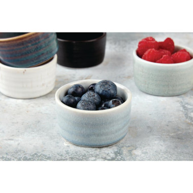 Pots À Sauce Bleu Cristallin Cavolo 67mm (Lot de 12) - Olympia