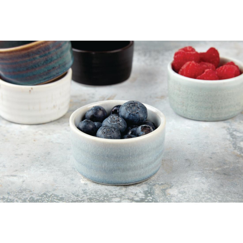 Pots À Sauce Bleu Cristallin Cavolo 67mm (Lot de 12) - Olympia