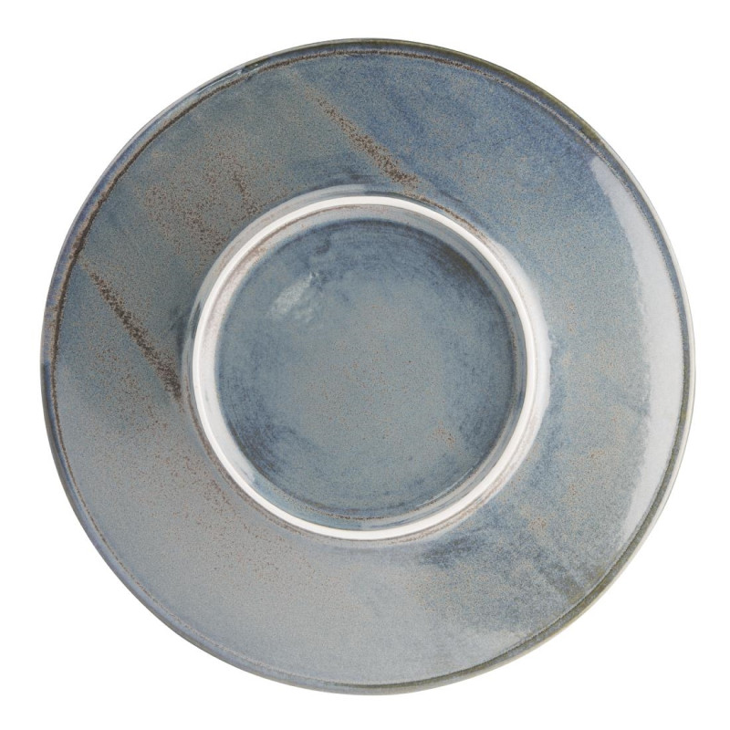 Assiettes Plates Ember Blue 275mm (Lot de 4) - Olympia