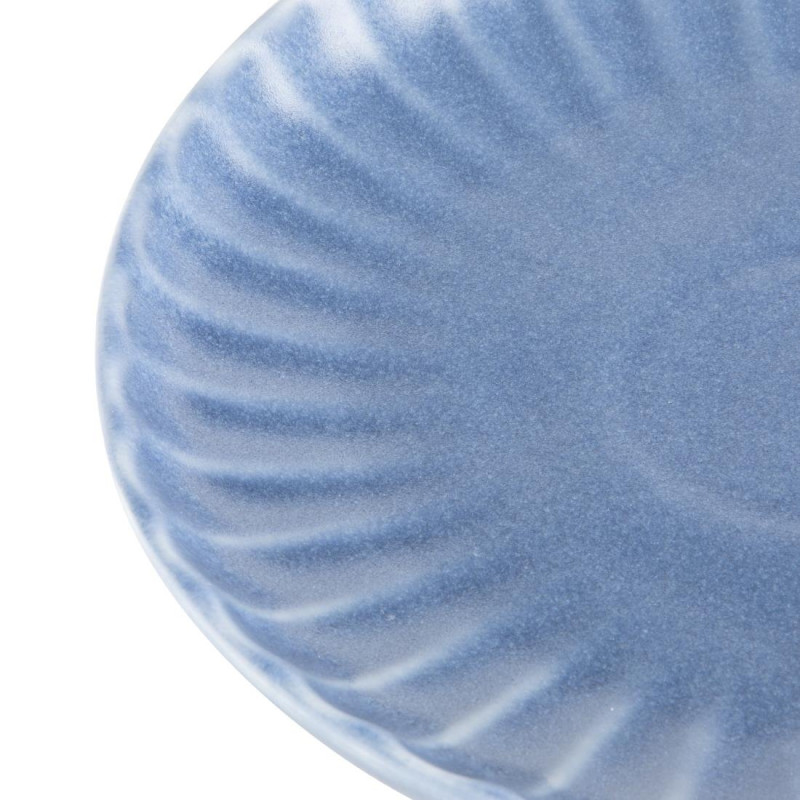 Assiettes plates Corallite bleues 205 mm (lot de 6) - Olympia