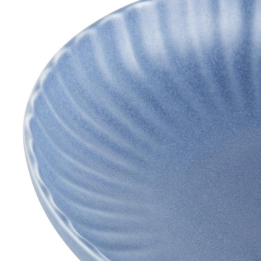 Assiettes calottes Corallite bleues 220mm (lot de 6) - Olympia