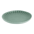 Assiettes plates Corallite vertes 280 mm (lot de 6) - Olympia