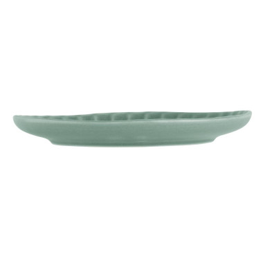 Assiettes plates Corallite vertes 280 mm (lot de 6) - Olympia