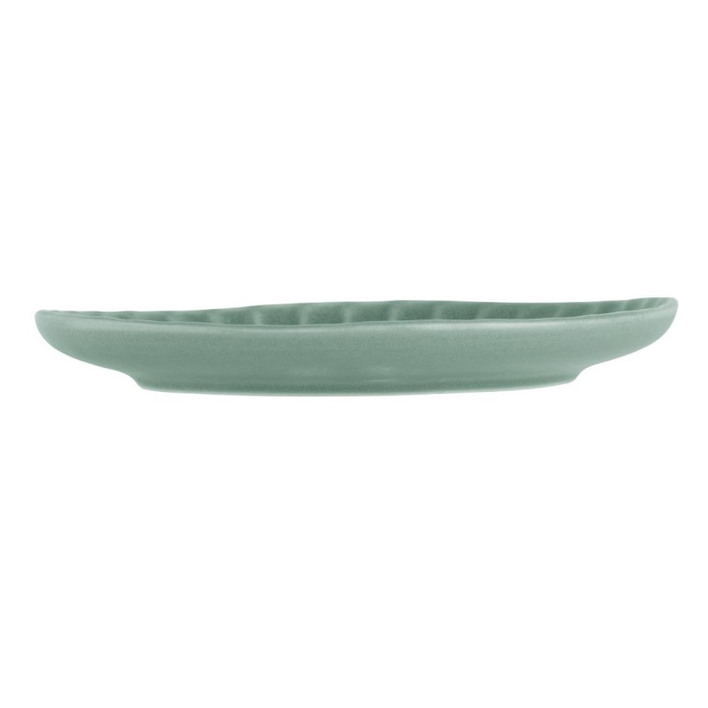 Assiettes plates Corallite vertes 280 mm (lot de 6) - Olympia
