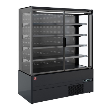 Meuble mural réfrigéré, libre-service, portes battantes - FULL BLACK - Diamond  au meilleur prix sur Restock CHR
