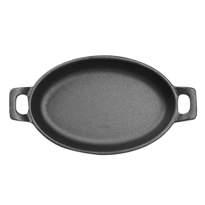 Plat à oreilles ovale en fonte 180 x 120 mm - Olympia