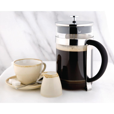 Cafetière à piston en acier inoxydable 12 tasses - Olympia