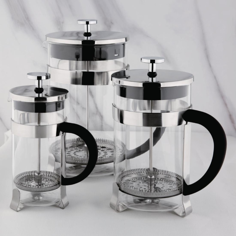 Cafetière à piston en acier inoxydable 12 tasses - Olympia