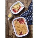 Plats de service rectangulaires acier émaillé 280x190mm (lot de 6) - Olympia