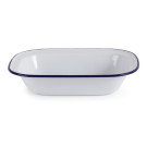 Plats de service rectangulaires acier émaillé 280x190mm (lot de 6) - Olympia