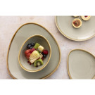 Assiette Triangulaire Couleur Mousse Kiln 230mm (Lot de 6) - Olympia