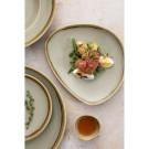 Assiette Triangulaire Couleur Mousse Kiln 230mm (Lot de 6) - Olympia