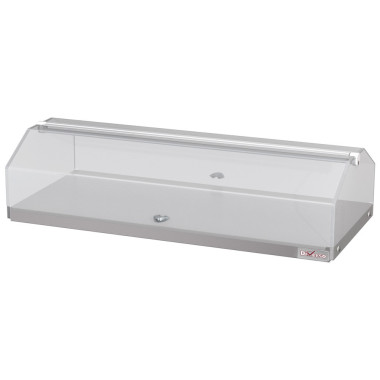 Vitrine neutre à poser, 1 étage L800mm - Diverso  au meilleur prix sur Restock CHR