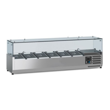 Saladette réfrigérée professionnelle - 6 bacs GN 1/3 - Ecofrost  au meilleur prix sur Restock CHR