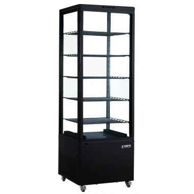 Vitrine réfrigérée 500 litres noire - Saro  au meilleur prix sur Restock CHR