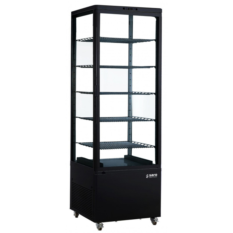 Vitrine réfrigérée 500 litres noire - Saro  au meilleur prix sur Restock CHR
