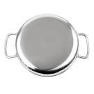 Plat inox martelé double poignée Table Presentation 150mm - Olympia