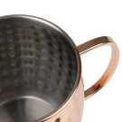 Mugs en acier inoxydable martelé Barware 440ml cuivre - Olympia