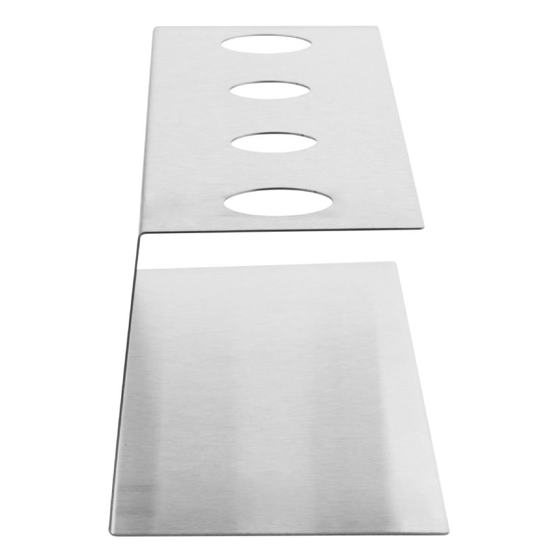 Support en inox pour 4 cônes de glace 270x97x90mm - Olympia