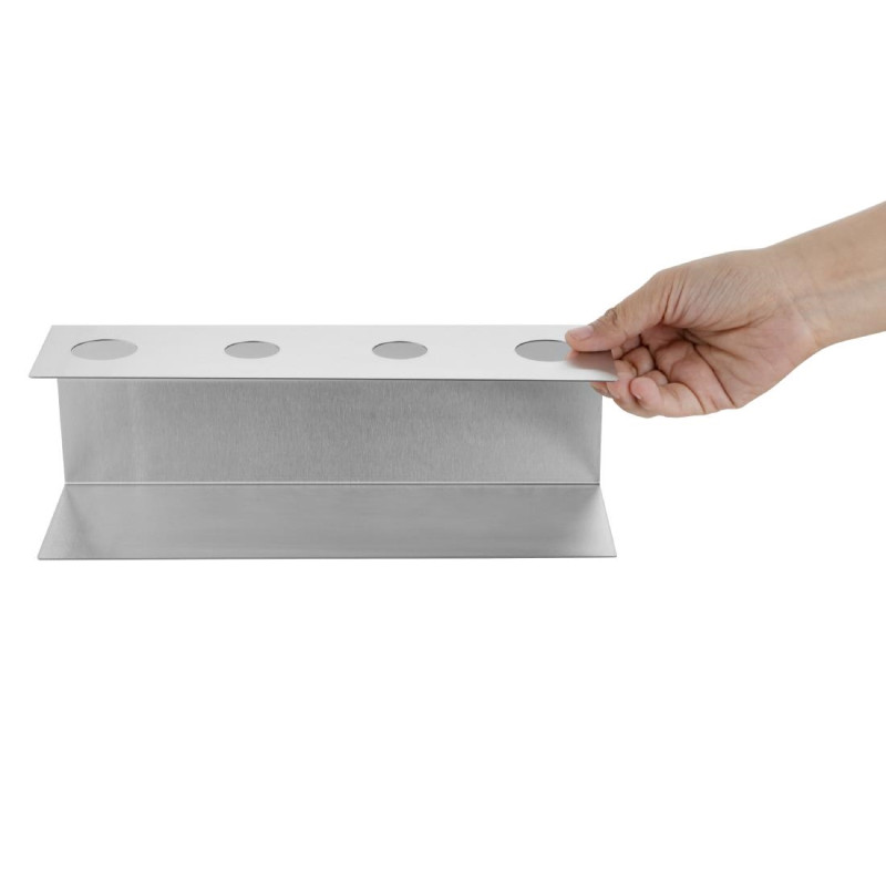 Support en inox pour 4 cônes de glace 270x97x90mm - Olympia