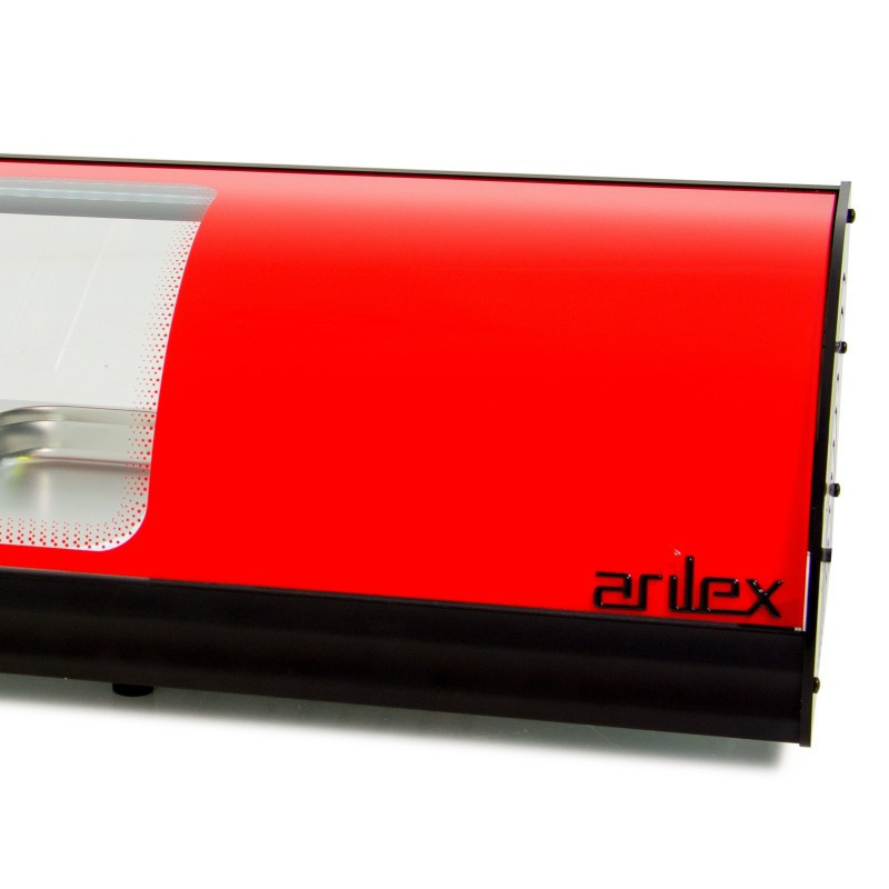 Vitrine réfrigérée à tapas - 6 bacs GN1/3 - Couleur rouge - Arilex  au meilleur prix sur Restock CHR