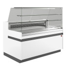 Comptoir vitrine réfrigéré ventilé blanc - Diamond  au meilleur prix sur Restock CHR